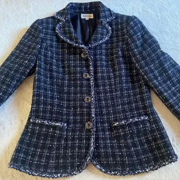 미사용 토벨 벨보니타 트위드 자켓 테일러드 7호