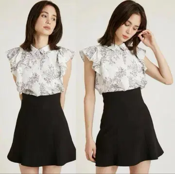 snidel 하이웨스트 미니 스커트