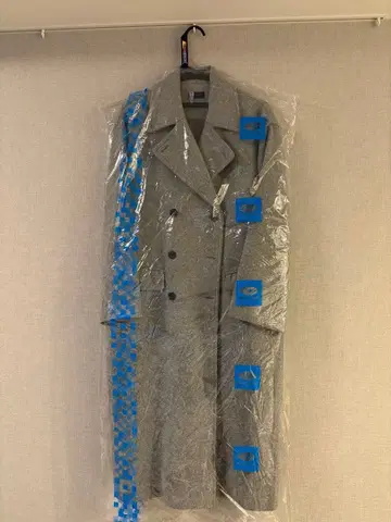 클리닝 완료 울 롱 코트