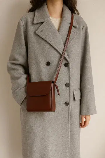 클리닝 완료 울 롱 코트