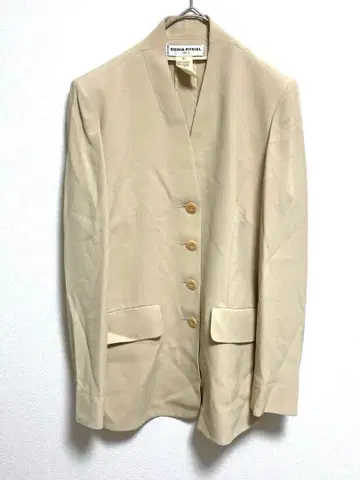 [ SONIA RYKIEL ] 베이지 테일러드 자켓 40 M