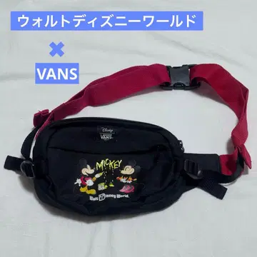 [ 레어 ] 디즈니 미키 VANS 바디백 웨스트 파우치