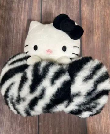 산리오 아베일 헬로키티 마스코트 봉제 인형 참 제브라 키티