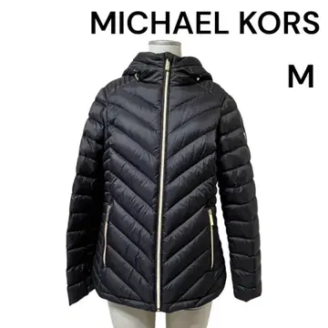 새상품급 마이클코어스 다운 자켓 블랙 M 사이즈