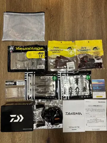 다이와 TATULA SV TW 103SHL 낚시릴 웜 각종