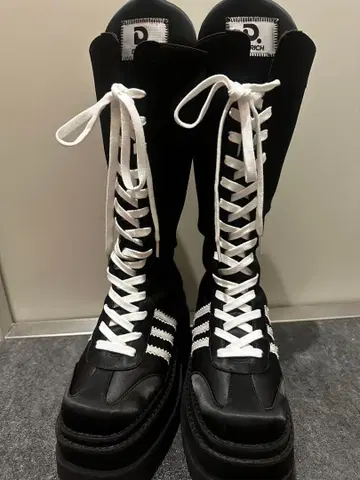 Darich 레이스업 스니커즈 롱 부츠