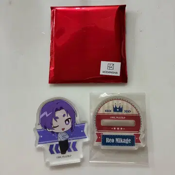 블루 록 웬디스 트레이딩 미니 캐릭터 아크릴 스탠드 미카게 레오