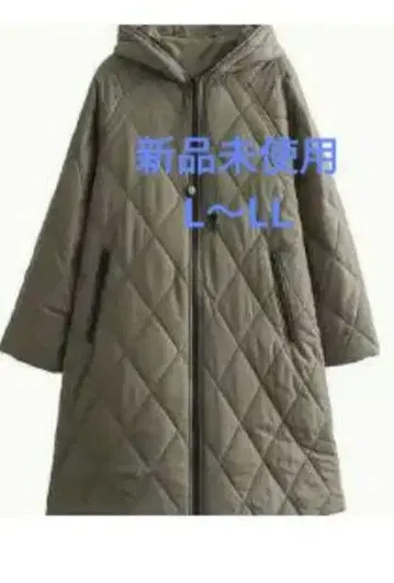 새상품급 퀼팅 따뜻한 하프 코트