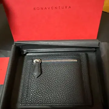 BONAVENTURA 블랙 머니클립 동전 지갑 포함 미사용 새상품