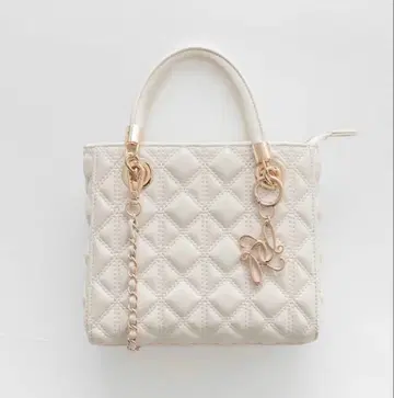 RANDA 2WAY 퀼팅 백 화이트