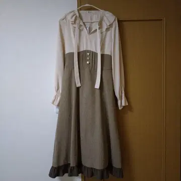 엑시즈팜 택 포함 새상품 원피스 브라운 하이웨스트