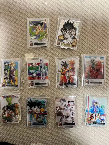 드래곤볼 아크릴 스탠드 10장 세트