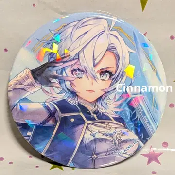 화이트 고양이 프로젝트 홀로그램 캔뱃지 후샤