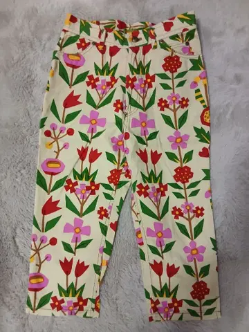 알베로베로 꽃무늬 크롭 팬츠