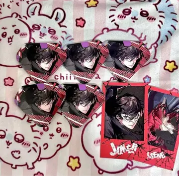 페르소나 5S 주인공 아마미야 렌 오타카라 캔뱃지 파샤코레