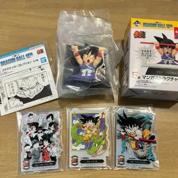 드래곤볼 제일복권 40th 피규어 장면 스티커 아크릴 스탠드