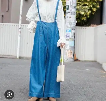 CIAOPANIC TYPY 데님 살로펫 서스펜더 포함