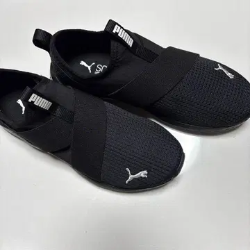 푸마 블랙 슬립온 23cm