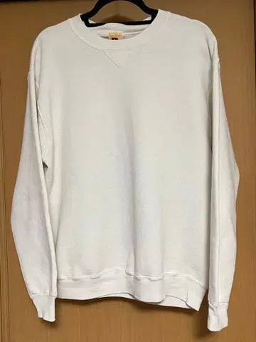 70s 80s RUSSELL 러셀 맨투맨 무지 USA제 화이트