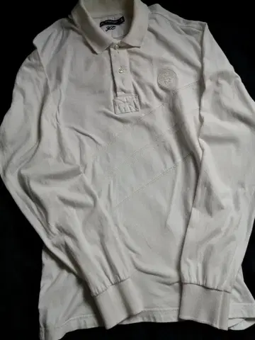 NORTH SAILS 긴팔 피케 셔츠 L 화이트