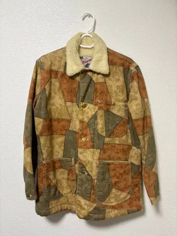 [ 새상품급 ] 70s Lee Lee 패치워크 패턴 보아 자켓