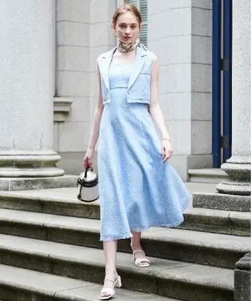 [ 새상품급 ] And Couture 썸머 트위드 셋업 원피스