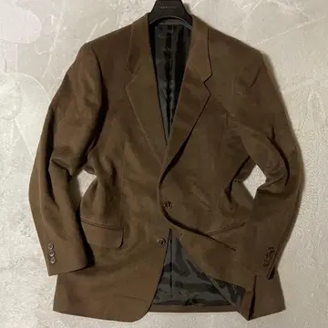 도쿄모직 퓨어 캐시미어 100% 테일러드 자켓 카멜 LL 새상품급