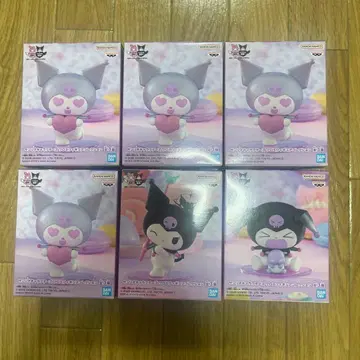 산리오 캐릭터즈 쿠로미 피규어 컬렉션 20주년 3종 6개 세트