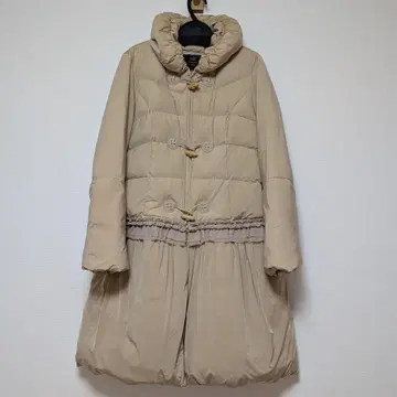 Tocca 토카 프릴 롱 다운 코트 6 베이지