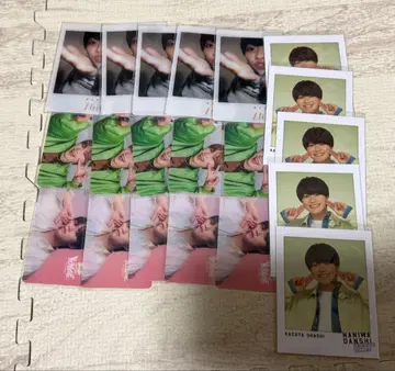 나니와단시 오하시 카즈야 클리어 카드 폴라로이드 세트 묶음 판매