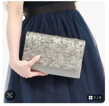 택 포함 새상품 녹틸카 파티백 숄더 숄더백 그레이