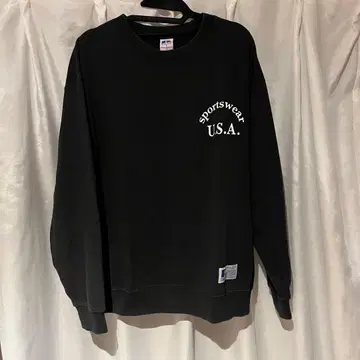 새상품급 RUSSELL ATHLETIC 트레이닝복 블랙