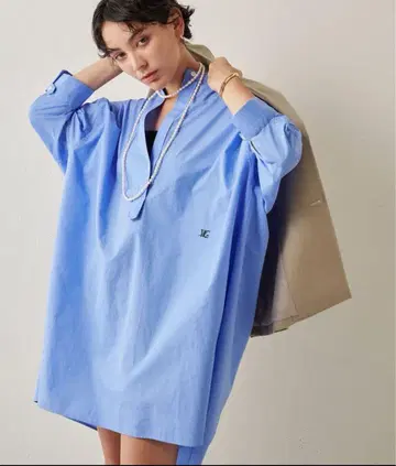 [ 윔 가젯 ] 자수 튜닉 셔츠