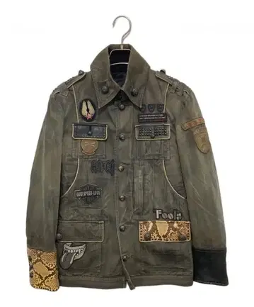 Roen 군복 밀리터리 자켓 올리브 그린 44