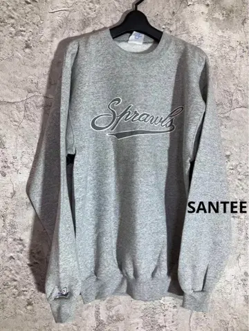 SANTEE HAVYWT 속기모 그레이 트레이닝복 맨투맨