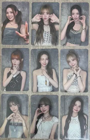 NiziU 홀츠 회장 한정판 포토 카드 고베 2일차 전원 세트