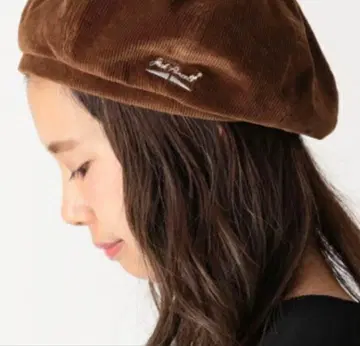 kastane 잭퍼셀 브라운 코듀로이 베레모