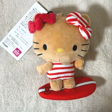 아베일 서핑 키티 체인 홀더 봉제 인형