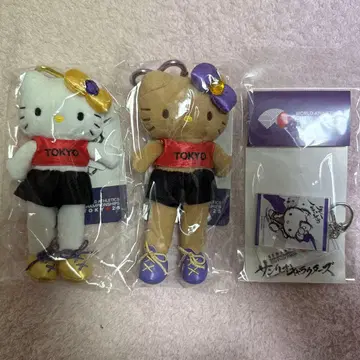 세계 육상 2025 산리오 스타일업 봉제 인형 헬로키티 세트