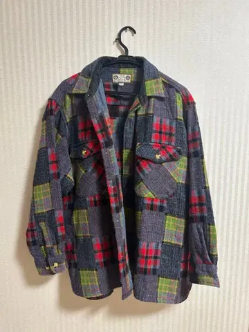 DAGRID 체크 무늬 긴팔 셔츠 L 사이즈