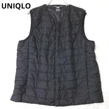 유니클로 다운 자켓 아우터 방한 캐주얼 블랙 레이어드