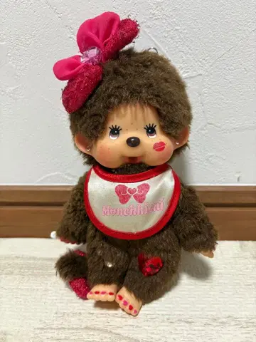 몬치치 오토나 라보 리본 봉제 인형 키링