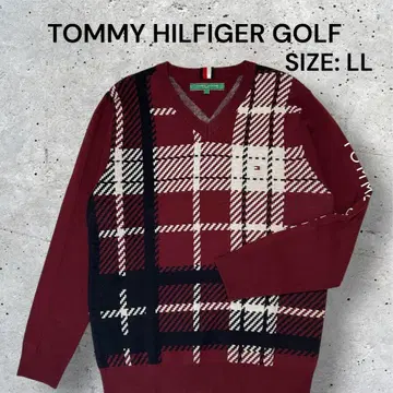 새상품급 [ TOMMY HILFIGER ] 타미힐피거 골프 V넥 스웨터