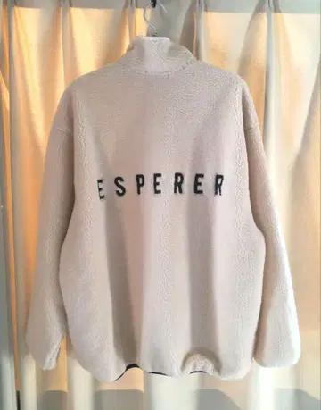 Spick and Span 보아 하프 지퍼 풀오버