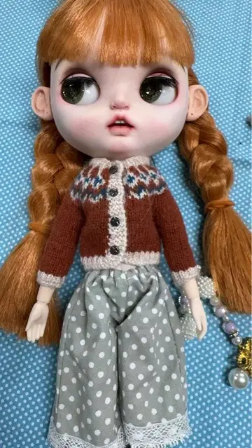 네오 브라이스 Blythe 씨 손뜨개 스웨터 25