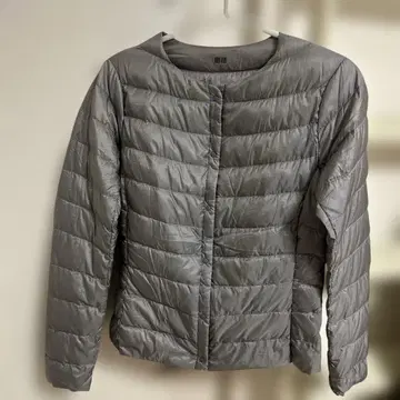 새상품급 UNIQLO 그레이 다운 자켓 S
