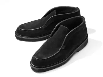 미사용품 마노비에토 스카네 슬립온 부츠 LEONE 42 블랙