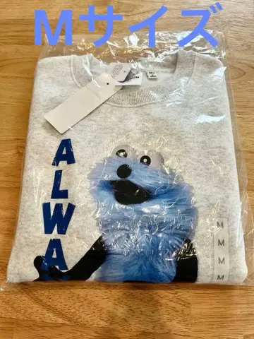 [ 새상품 ] GU 퍼펫 순순 헤비웨이트 맨투맨 풀오버 M 사이즈