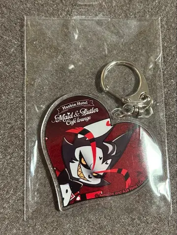 하스크 하트형 아크릴 키링