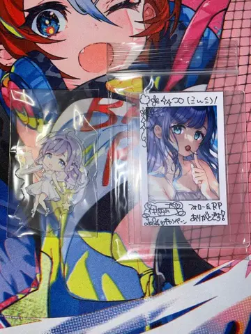 이가사키 아야카 친필 사인 폴라로이드 아크릴 스탠드